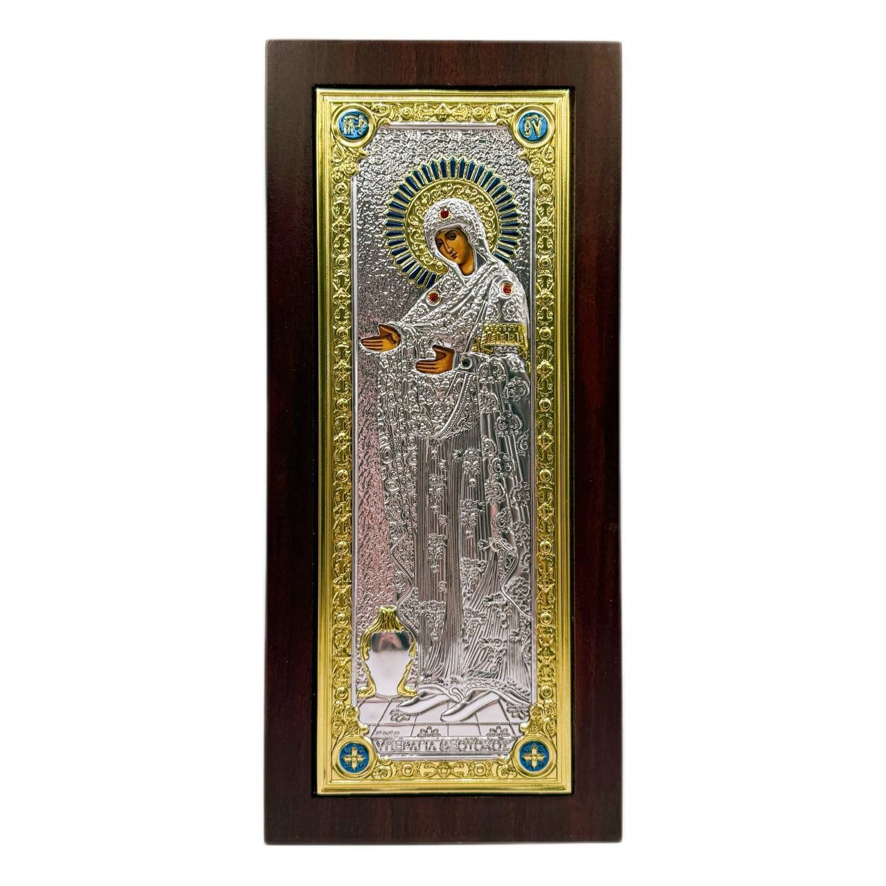 Икона Геронтисса, шелкография, дерево, золотой лак,125х280