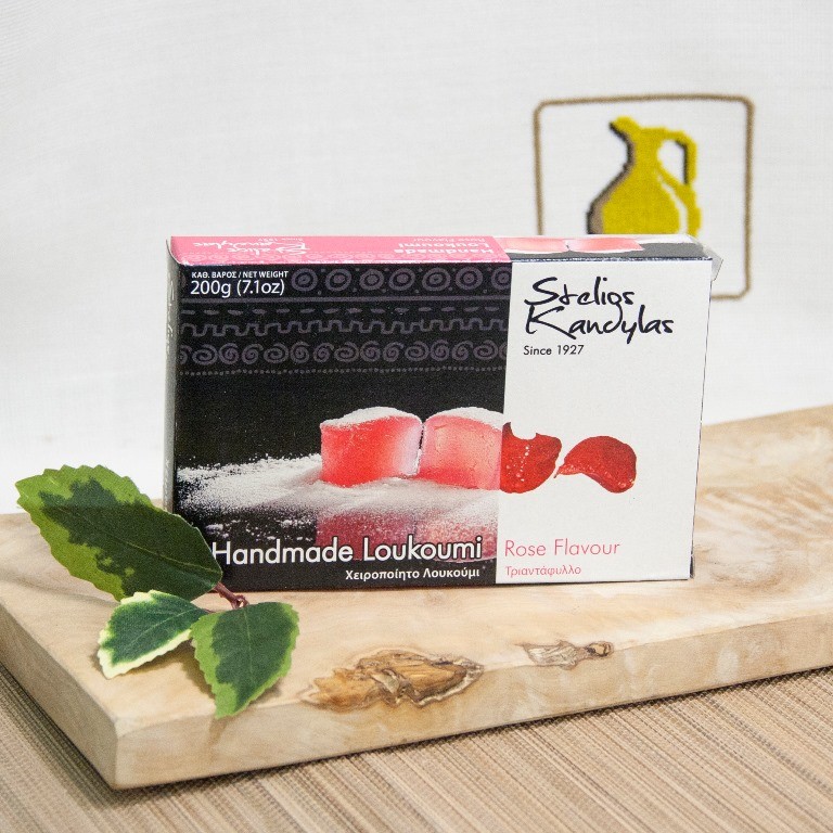 ЛУКУМ С АРОМАТОМ РОЗЫ KANDYLAS, ГРЕЦИЯ, 200Г
