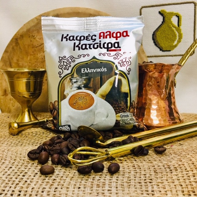 КОФЕ ОБЖАРЕННЫЙ МОЛОТЫЙ ALFA KATSIFA, ГРЕЦИЯ, 76Г