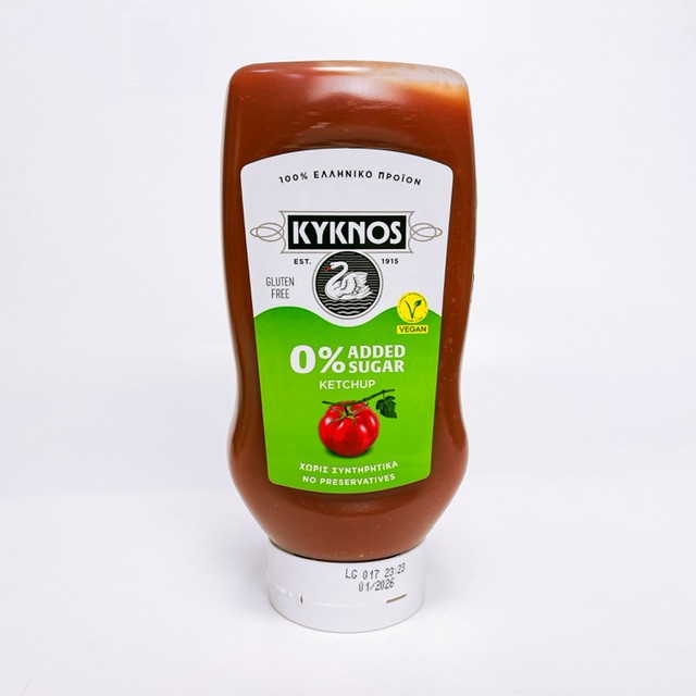Кетчуп без сахара Kyknos, Греция, пласт.бут., 550г