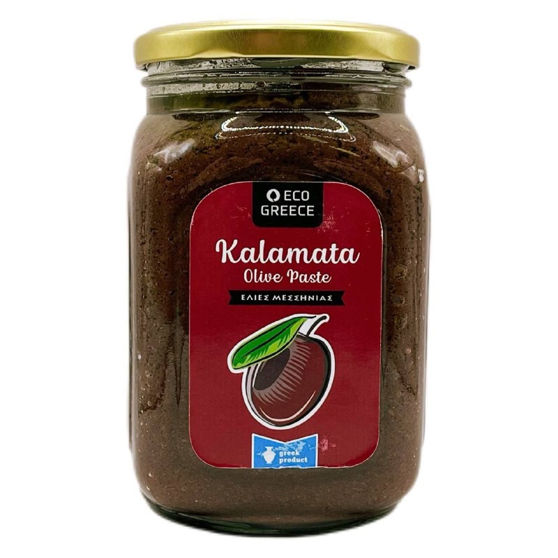 Паста из оливок Каламата ECOGREECE, ст.банка, 700г
