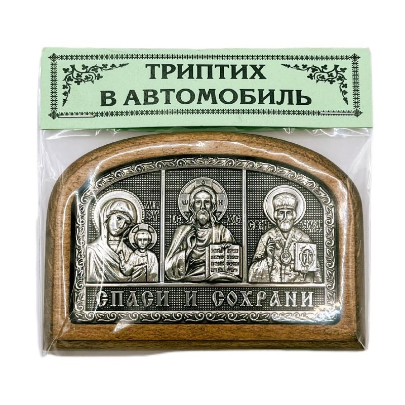 Триптих в дереве большой