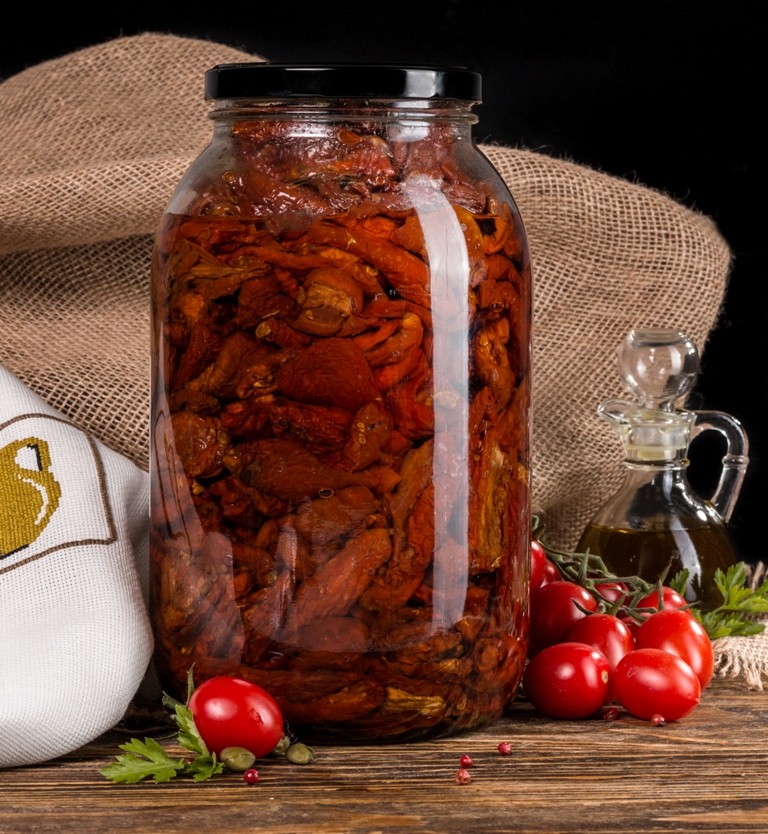 Вяленые томаты, Греция, ст.банка, 3кг