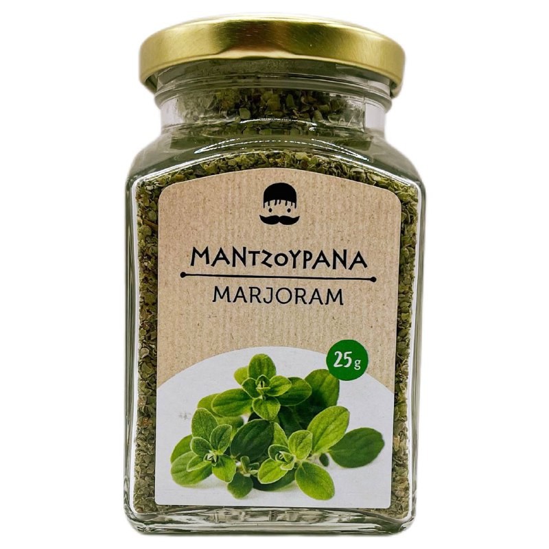 Майоран сушеный измельченный, ст.банка, 25г
