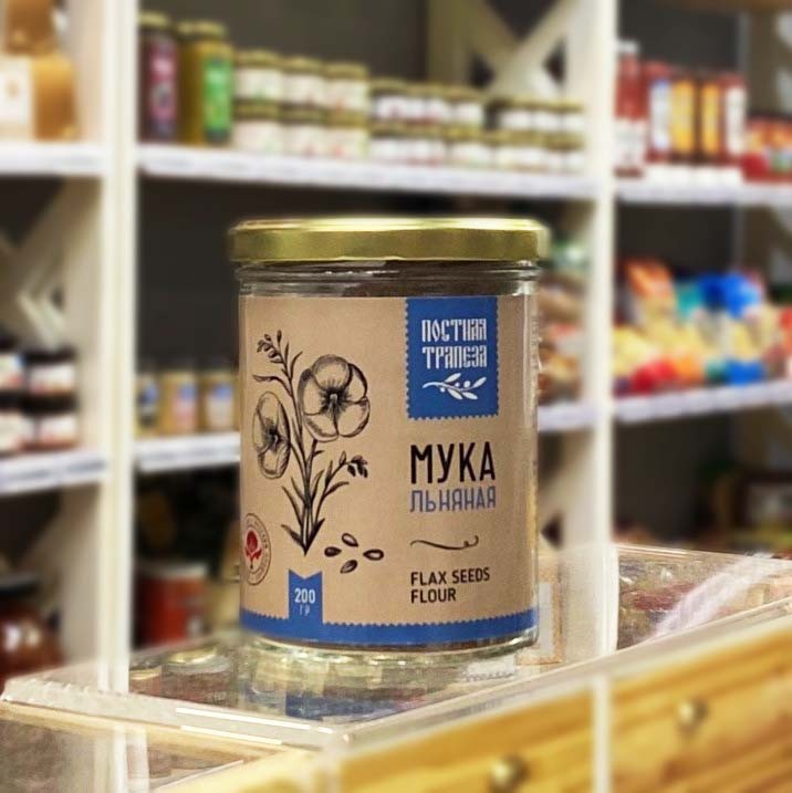 Льняная мука, Россия, ст.банка, 200г