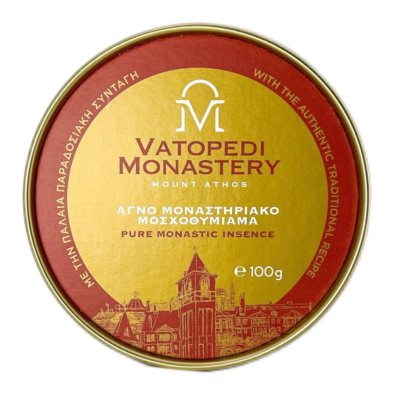 Ладан Ватопедский, аромат "Янтарь", Греция, карт.короб, 100г