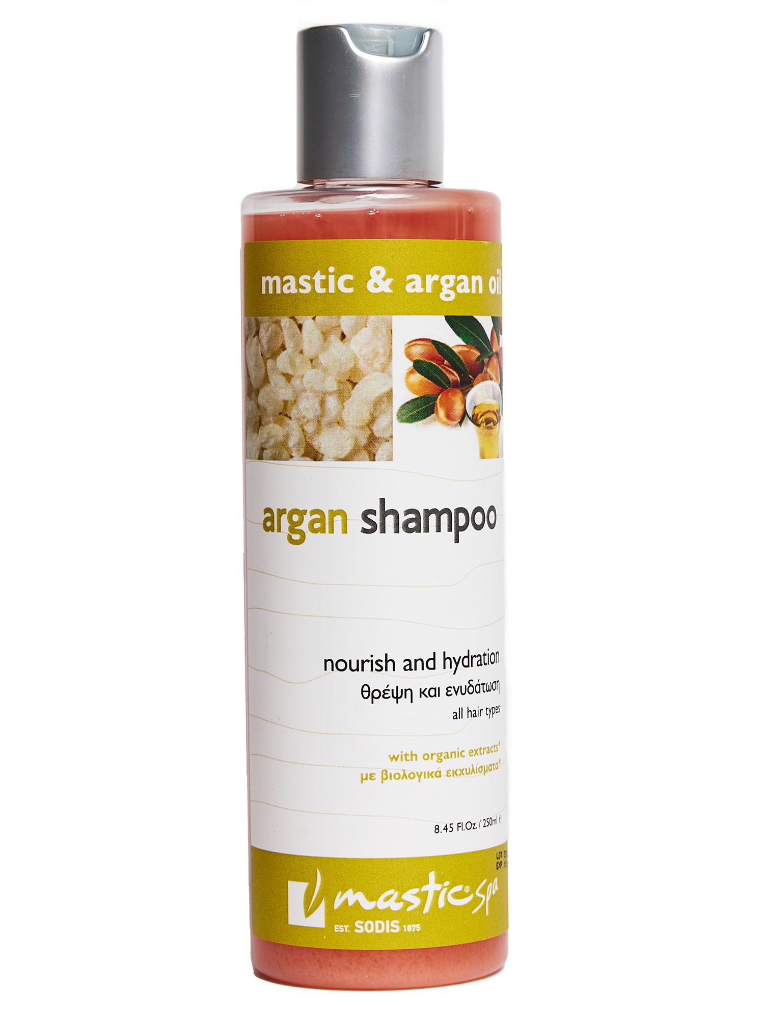 Шампунь с мастикой и аргановым маслом MasticSpa, Греция, 250мл